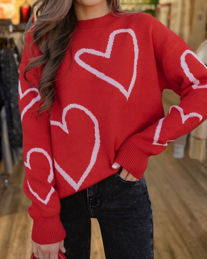 Cozy Heart Sweater