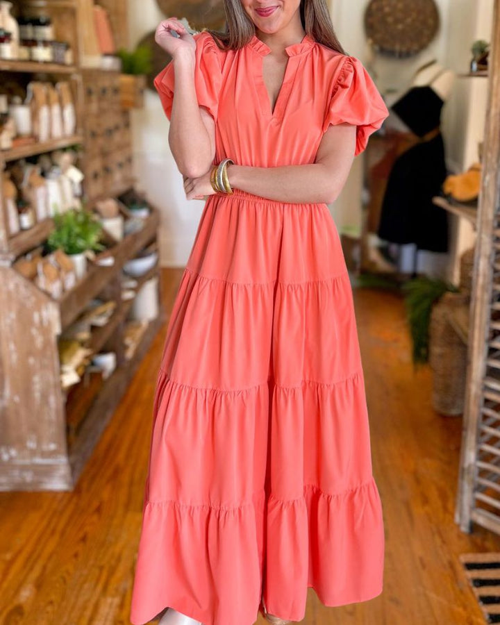 Holiday Layered Swing Dress