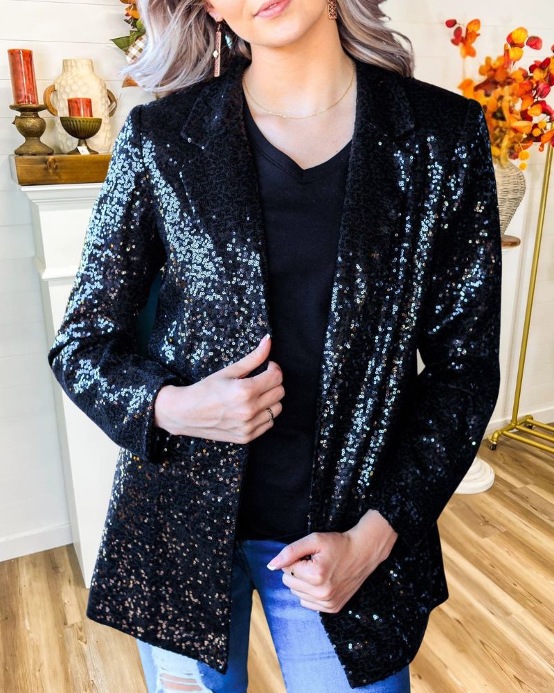 Fashion Sequin Blazer 