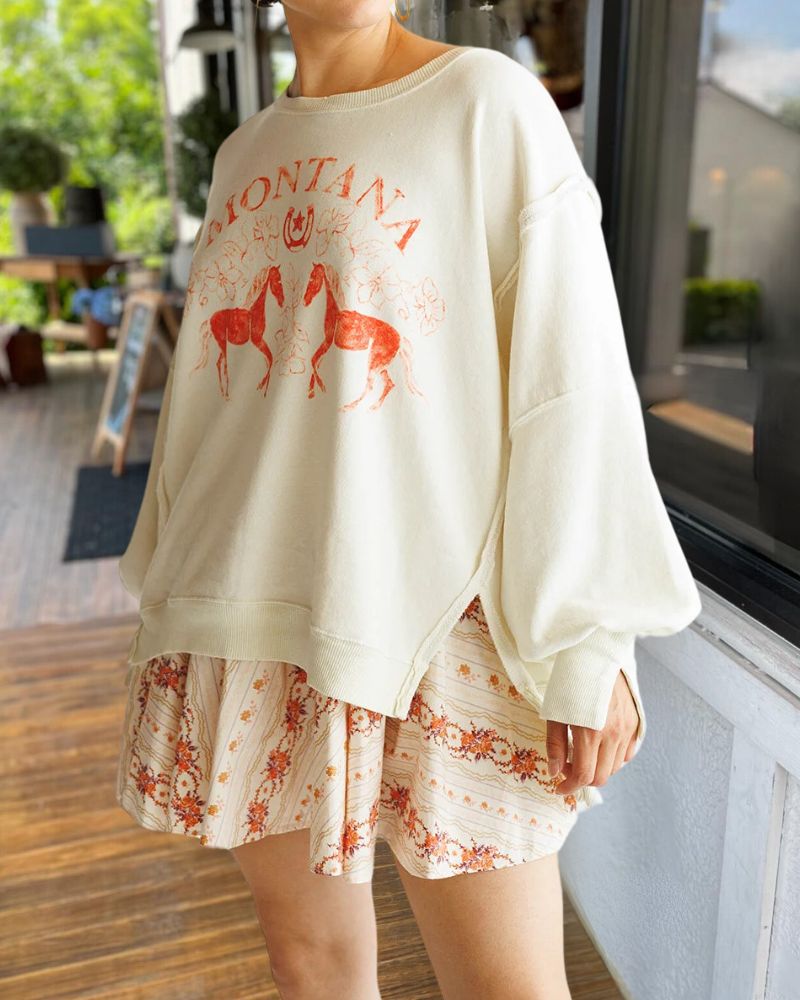 Stylish Camden Graphic Sweatshirt