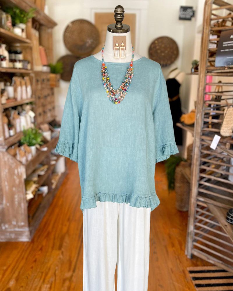 Comfortable Loose Cotton & Linen Shirt 