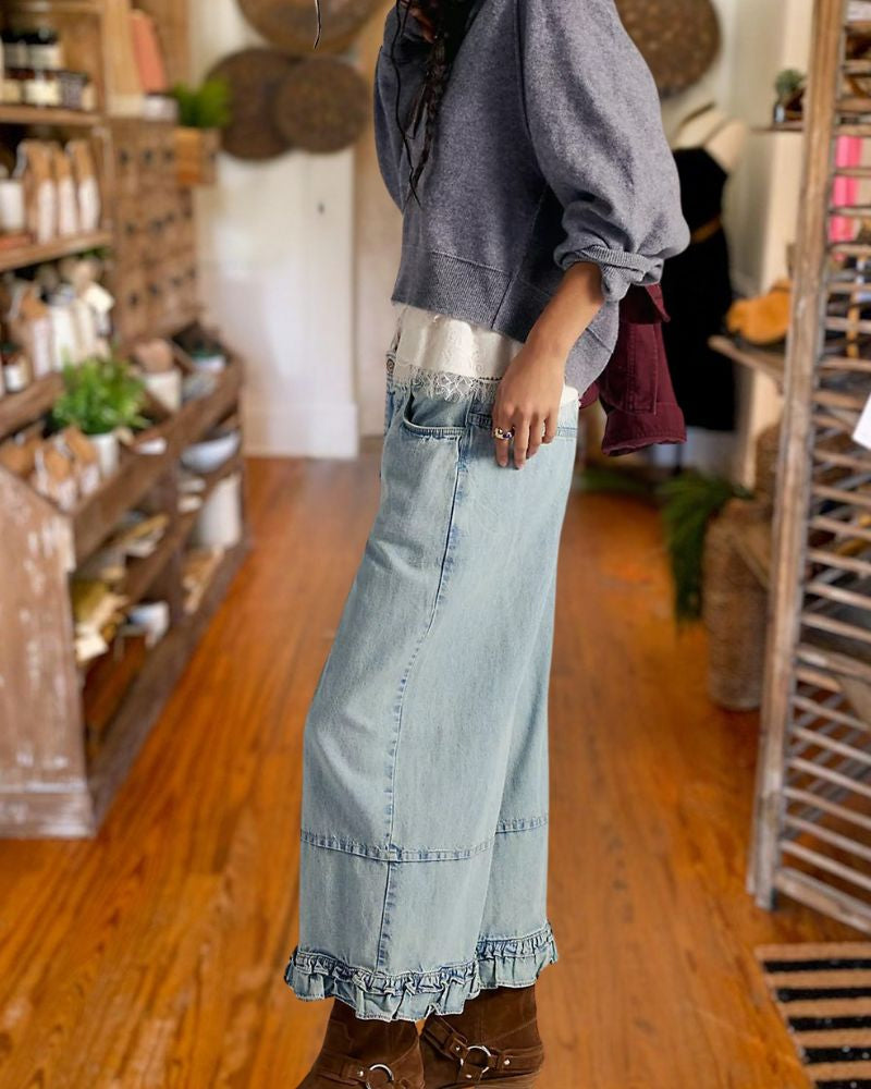 High Waist Vintage Casual Jeans