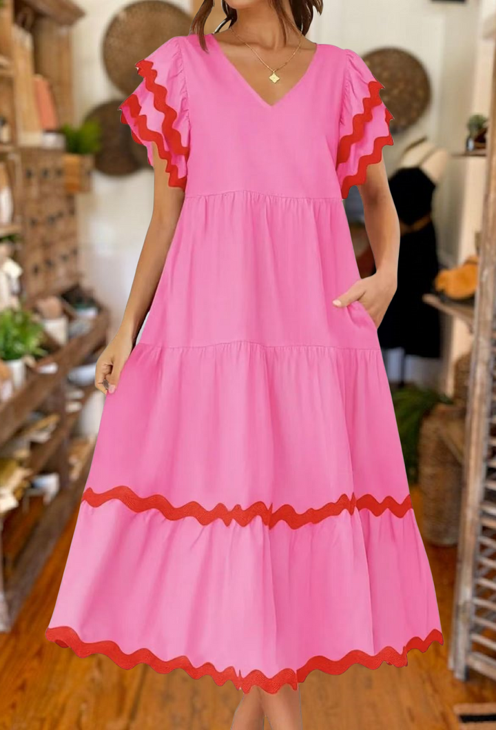 Fashionable Lace Layered Dress