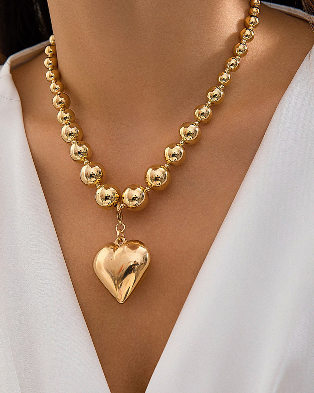 Heart Beaded Necklace