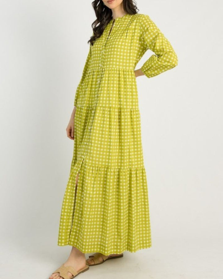 Washed Denim Patchwork Straight Dress