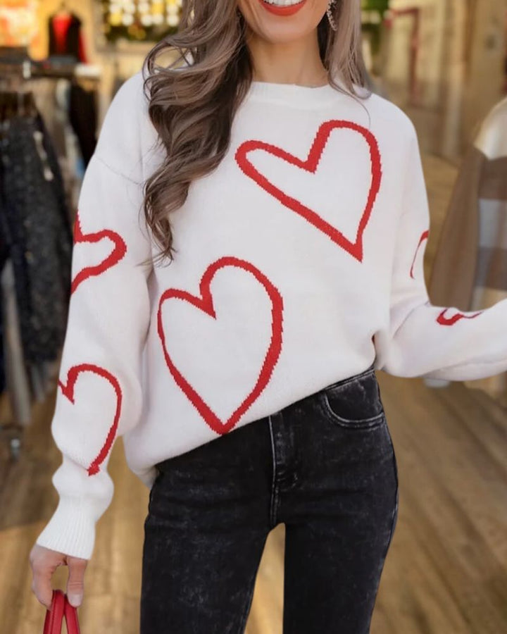 Cozy Heart Sweater