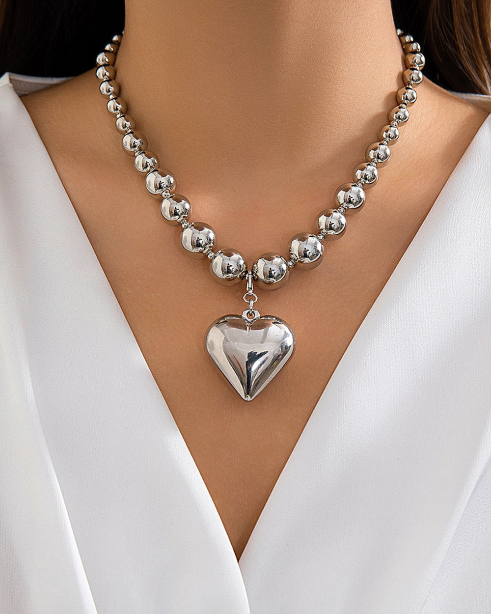 Heart Beaded Necklace