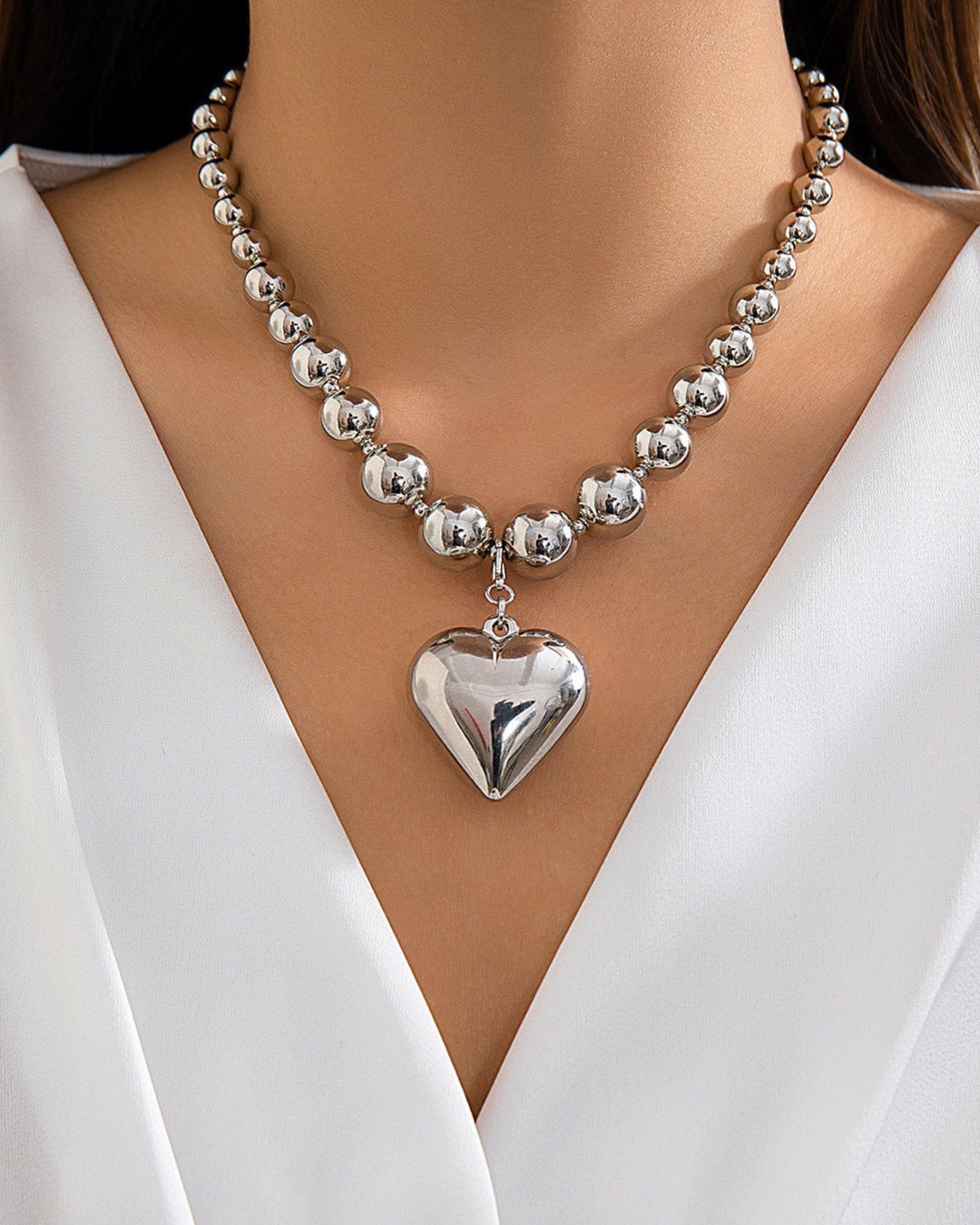 Heart Beaded Necklace
