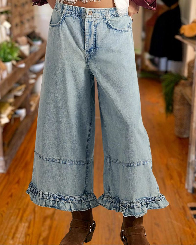 High Waist Vintage Casual Jeans
