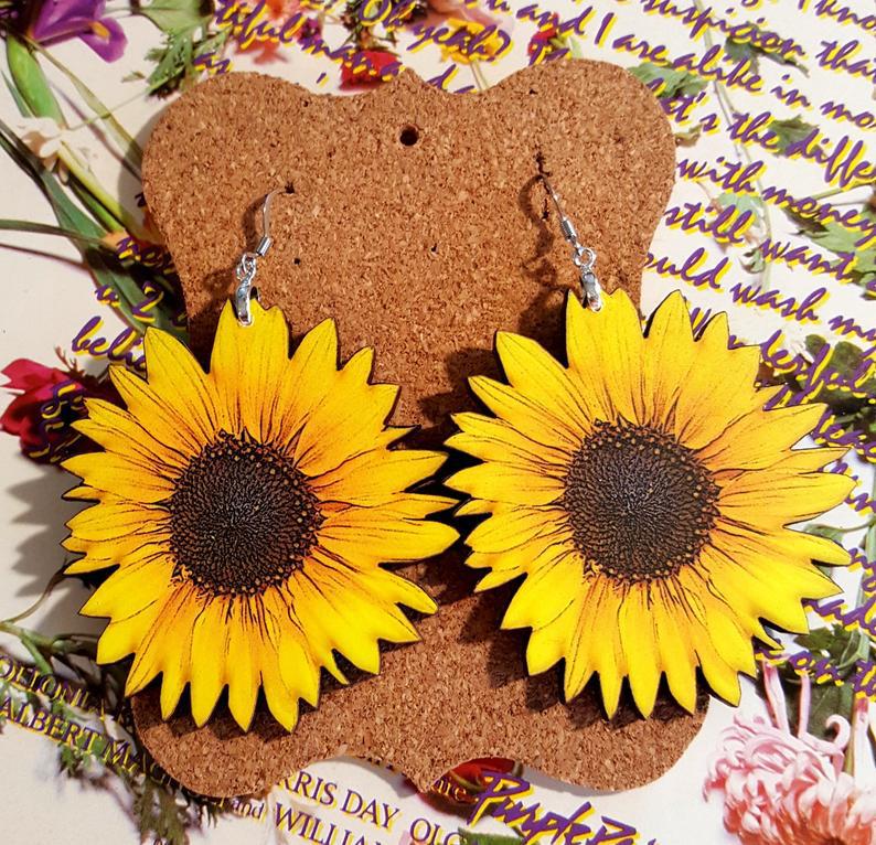 Sunflower Earrings