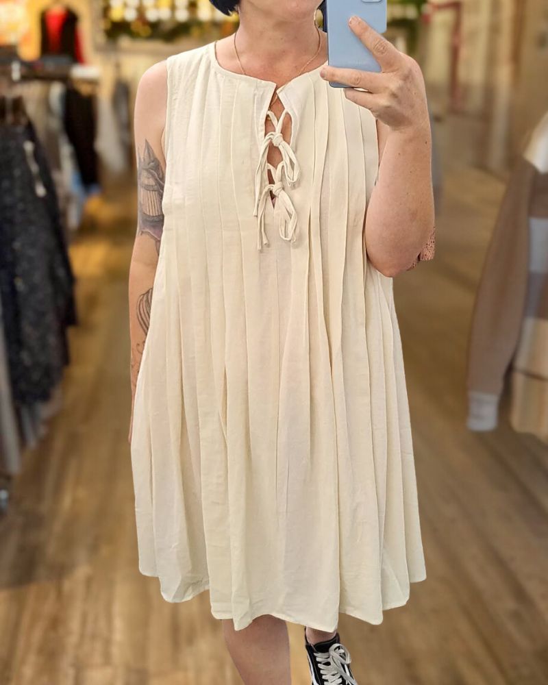 Fashion Loose Pleated Dress